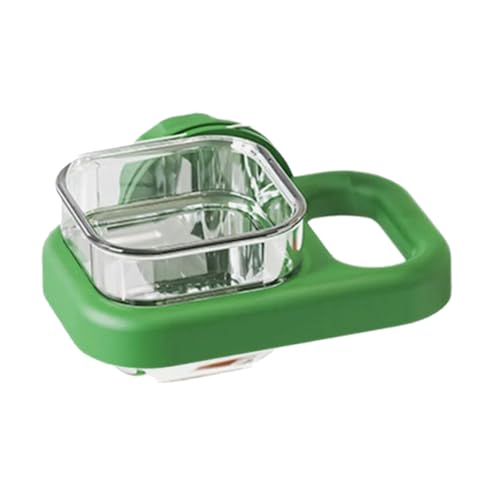 XuQiZZpp Vogelfutterschale mit sicherem Clip, transparenter Futter- und Wasser-Futterbecher für Papageien, Wellensittiche und kleine Haustiere von XuQiZZpp