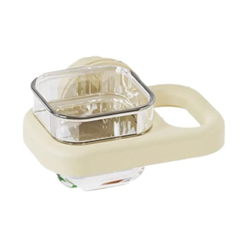 XuQiZZpp Vogelfutterschale mit sicherem Clip, transparenter Futter- und Wasser-Futterbecher für Papageien, Wellensittiche und kleine Haustiere von XuQiZZpp