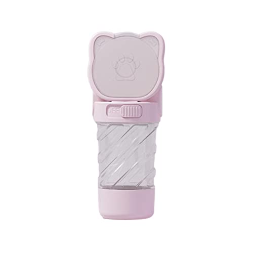 XuQiZZpp Wasserflasche für Hunde, tragbar, mit Fütterungsfunktion, für Haustiere, Spaziergänge, Reisen, Wandern von XuQiZZpp