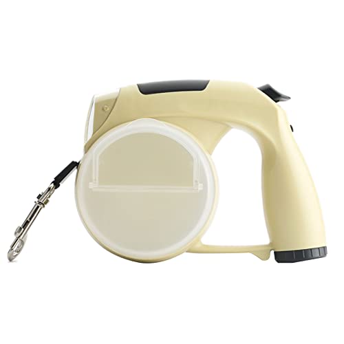 Einziehbare Hundeleine mit LED-Licht, Taschenhalter, Futternapf, Knopfverschluss und Entriegelung für kleine Hunde, lange einziehbare Hundeleine mit Kotbeutelhalter und LED-Taschenlampe für kleine Einziehbare Hundeleine mit LED-Licht, Taschenhalter, Futternapf, Knopfverschluss und Entriegelung für kleine Hunde, lange einziehbare Hundeleine mit Kotbeutelhalter und LED-Taschenlampe für kleine von Xuancai
