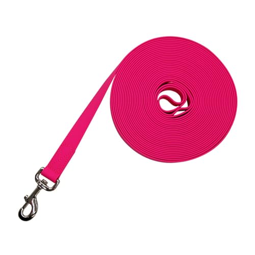 Strapazierfähige Hundeleine für große und mittelgroße Hunde, 3 - 15 m, starkes Haustier, kein Verheddern, PVC-Halsband und Set von Xuancai