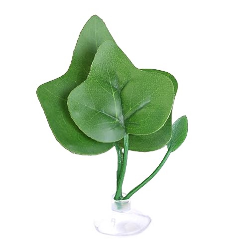 Xuancai BettaFish Leaf Pad Doppelblatt Hängematte Ruhebett Sicher Natürliche Umwelt BettaFish Laichen Pad Aquarien Dekoration Aquarien Dekoration für Betta von Xuancai