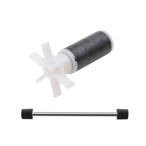 Xuancai Ersatz-Laufrad für Aquarium-Kanister-Filter-Mikrosysteme, Miniatur-Filterlaufrad für Pumpen, Rotor-Laufrad mit Welle und Lager, Ersatz-Rotor-Baugruppe Xuancai Ersatz-Laufrad für Aquarium-Kanister-Filter-Mikrosysteme, Miniatur-Filterlaufrad für Pumpen, Rotor-Laufrad mit Welle und Lager, Ersatz-Rotor-Baugruppe von Xuancai