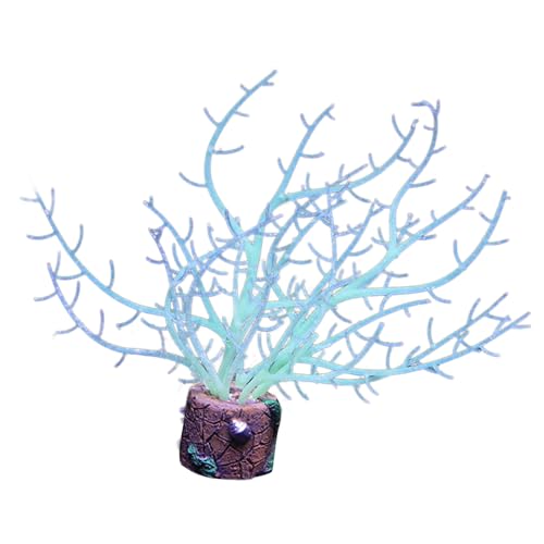 Xuancai Künstlicher Baum, dekorative Pflanze, bunte Dekorationen für Aquarien, Ornamente, leuchtet im Dunkeln, für Aquarien, Aquarien Xuancai Künstlicher Baum, dekorative Pflanze, bunte Dekorationen für Aquarien, Ornamente, leuchtet im Dunkeln, für Aquarien, Aquarien von Xuancai