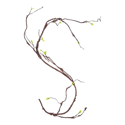 Xuancai Lebensechte Rebe für Terrarien, kreatives natürliches Aussehen, sicheres Klettern, künstliche Rebe für verschiedene Amphibien, Lebensräume, Terrarien, Pflanzen von Xuancai