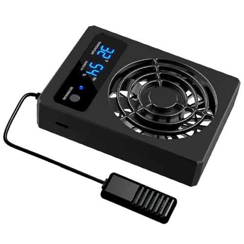 Xuancai Terrarien Ventilator Hängende Kühler Terrarien Kühlventilator mit LED Temperaturanzeige Reptilien Tanks Luftkühler Gerät Reptilien Tanks von Xuancai