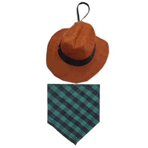 Haustiermütze, Halstuch, Halstuch, einzigartiges Schachbrettmuster für kleine Hamster, Bandana, Party, 3D-Haustier-Halloween-Kostüm Haustiermütze, Halstuch, Halstuch, einzigartiges Schachbrettmuster für kleine Hamster, Bandana, Party, 3D-Haustier-Halloween-Kostüm von Xuanxi