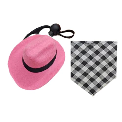 Haustiermütze, Halstuch, Halstuch, einzigartiges Schachbrettmuster für kleine Hamster, Bandana, Party, 3D-Haustier-Halloween-Kostüm Haustiermütze, Halstuch, Halstuch, einzigartiges Schachbrettmuster für kleine Hamster, Bandana, Party, 3D-Haustier-Halloween-Kostüm von Xuanxi