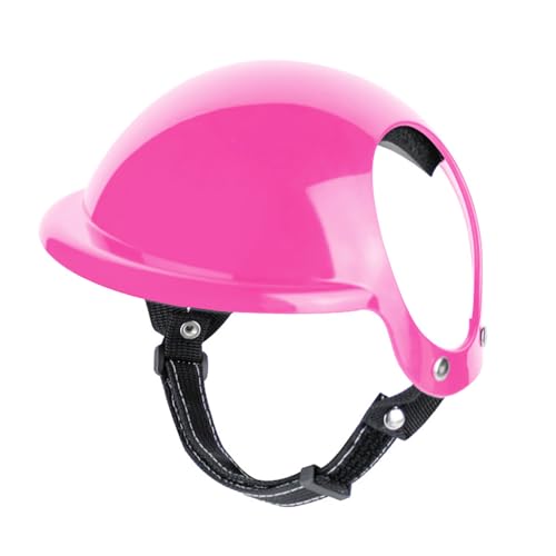 Helm für kleine Haustiere mit Ohrloch, verschleißfester Motorradhelm, Sport, Sicherheit, Outdoor-Helm für Hunde, Katzen, Hunde, Motorradhelme für kleine Hunde, Motorräder von Xuanxi