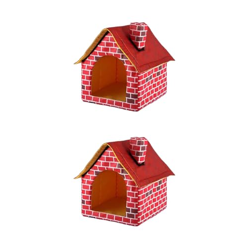 Warme Hundehütte für den Innenbereich, weich, mit Kamin, großes Haus, Simulationsziegel, Hundebetten mit Matte, Polyester-Nest, Zelt, Haustierzubehör Haustiere für Hundespielzeug Warme Hundehütte für den Innenbereich, weich, mit Kamin, großes Haus, Simulationsziegel, Hundebetten mit Matte, Polyester-Nest, Zelt, Haustierzubehör Haustiere für Hundespielzeug von Xuanxi