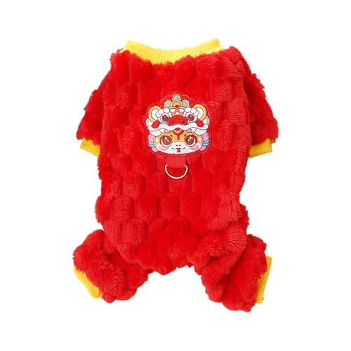 Welpenmantel für kleine Hunde, dicker Mantel, chinesisches Frühlingsfest, Outfit für Jungen und Mädchen, für drinnen und draußen Welpenmantel für kleine Hunde, dicker Mantel, chinesisches Frühlingsfest, Outfit für Jungen und Mädchen, für drinnen und draußen von Xuanxi