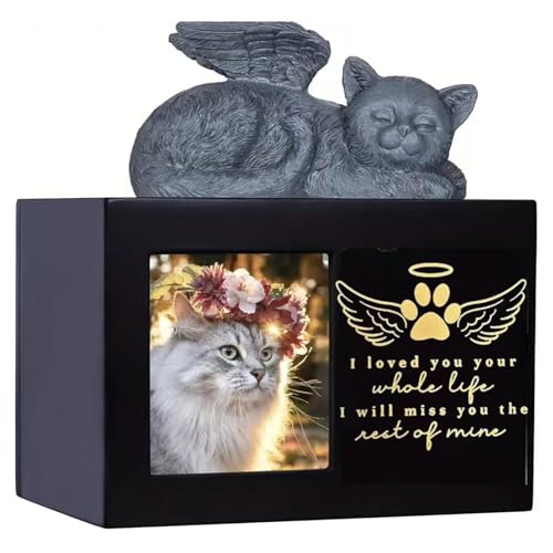 Xuanxi Dekorative Urnenbox für Haustiere mit Foto für Haustiere, Katzen, Hunde, Beerdigung, kann Foto für Erinnerung, Lieblingstier platzieren Xuanxi Dekorative Urnenbox für Haustiere mit Foto für Haustiere, Katzen, Hunde, Beerdigung, kann Foto für Erinnerung, Lieblingstier platzieren von Xuanxi