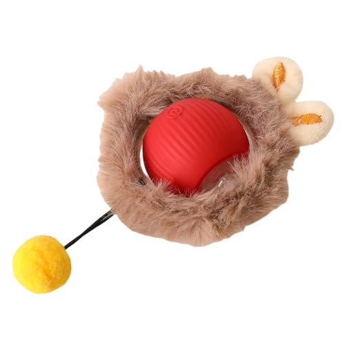 Xuanxi Elektrisches Schwanz-Silikonspielzeug für Katzen, Kugel-Spielzeug, Silikon, neckend mit Schwanz, für Indoor-Katzen von Xuanxi