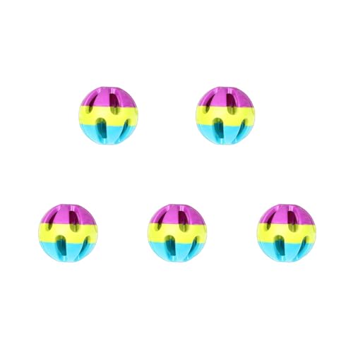 Xuanxi Hundespielzeug, interaktiver Trainingsball mit Klingeln im Inneren, 7,6 cm, bunt, hohl, für große Hunde, interaktives Hundespielzeug Xuanxi Hundespielzeug, interaktiver Trainingsball mit Klingeln im Inneren, 7,6 cm, bunt, hohl, für große Hunde, interaktives Hundespielzeug von Xuanxi