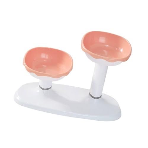 Xuanxi Moderne Futterstation Set Doppelnapf Katzen Futter- und Wassernapf mit Ständer für kleine und miteltgro Hunde und Katzen von Xuanxi