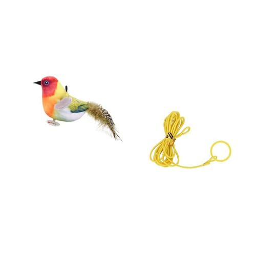 Xuanxi Quietschendes Vogel-Katzenspielzeug mit simulierten Geräuschen für Katzen, die Indoor-Katzen trainieren, jagen, Plüschtier-Spielzeug Xuanxi Quietschendes Vogel-Katzenspielzeug mit simulierten Geräuschen für Katzen, die Indoor-Katzen trainieren, jagen, Plüschtier-Spielzeug von Xuanxi