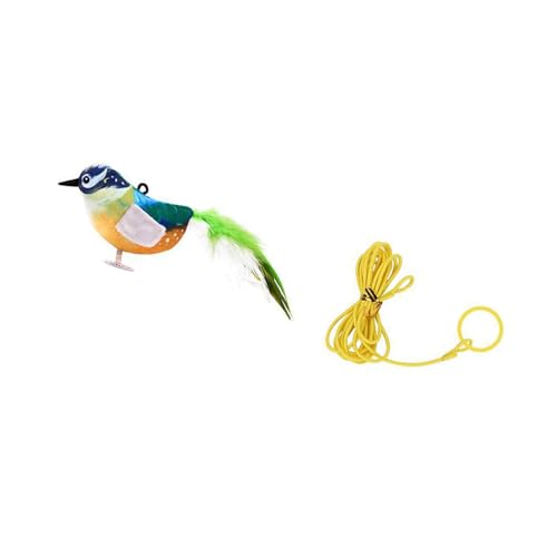 Xuanxi Quietschendes Vogel-Katzenspielzeug mit simulierten Geräuschen für Katzen, die Indoor-Katzen trainieren, jagen, Plüschtier-Spielzeug Xuanxi Quietschendes Vogel-Katzenspielzeug mit simulierten Geräuschen für Katzen, die Indoor-Katzen trainieren, jagen, Plüschtier-Spielzeug von Xuanxi