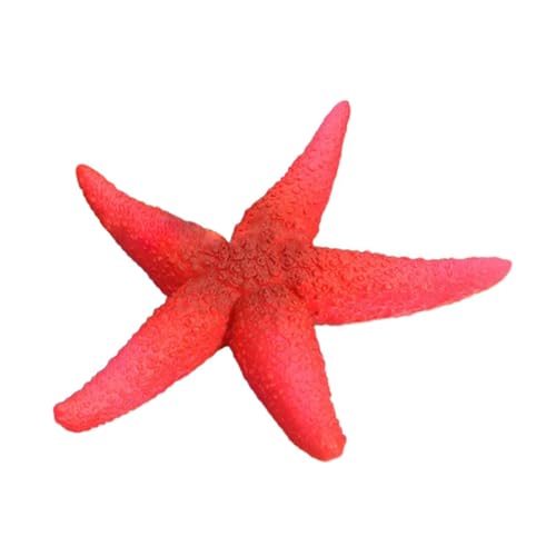 Xuanxi Realistische, leuchtende Seestern-Ornament aus Silikon, leuchtet im Dunkeln, Seestern für Zuhause, Aquarien, Dekorationen von Xuanxi
