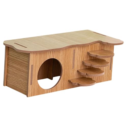 Zwerghamsterversteck Naturholz Kletterleiter für kleine Hamster sicheres Kauspielzeug für Kleintiere Zwerghamsterversteck Naturholz Kletterleiter für kleine Hamster sicheres Kauspielzeug für Kleintiere von Xuanxi