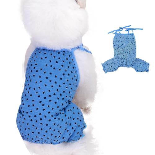 Xujuika Hundekleidung für kleine Hunde, Hundeshirt für kleine Hunde | Sternförmiges Hundekleid Haustier-T-Shirt - Atmungsaktives Hundekleid, bequemer Geschirrrock, Welpenkleidung, Hundekleidung für von Xujuika