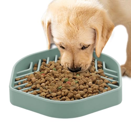 Xujuika Silikon-Slow-Feed-Napf, Slow-Feeder-Hundenapf | Puzzle Silikon-Futternäpfe für Hunde mit Saugnäpfen - Puzzle Silikon-Futternäpfe für Hunde, langsamer Futternapf aus Silikon für Hunde und von Xujuika