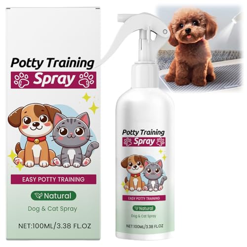Xunzhi Töpfchentrainingsspray für Hunde, Töpfchentrainings-Flüssigkeit, Welpen-Töpfchentrainingsspray, Trainingshilfe, Welpentoiletten-Trainingshilfe, korrigiert Haustier-Toilettenverhalten Xunzhi Töpfchentrainingsspray für Hunde, Töpfchentrainings-Flüssigkeit, Welpen-Töpfchentrainingsspray, Trainingshilfe, Welpentoiletten-Trainingshilfe, korrigiert Haustier-Toilettenverhalten von Xunzhi