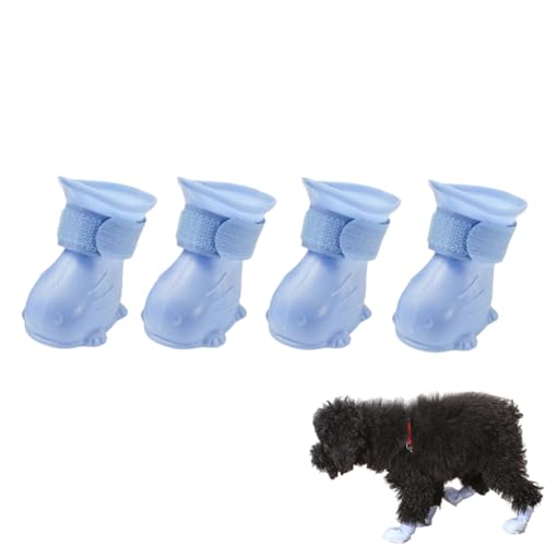 4pcs wasserdichte Hundestiefel Gummi Regenschuhe für Schnee und Regen 4pcs wasserdichte Hundestiefel Gummi Regenschuhe für Schnee und Regen von Xusdamyj
