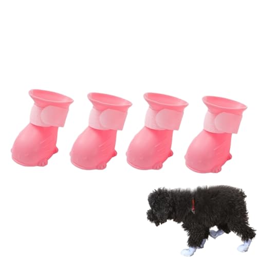 4pcs wasserdichte Hundestiefel Gummi Regenschuhe für Schnee und Regen 4pcs wasserdichte Hundestiefel Gummi Regenschuhe für Schnee und Regen von Xusdamyj
