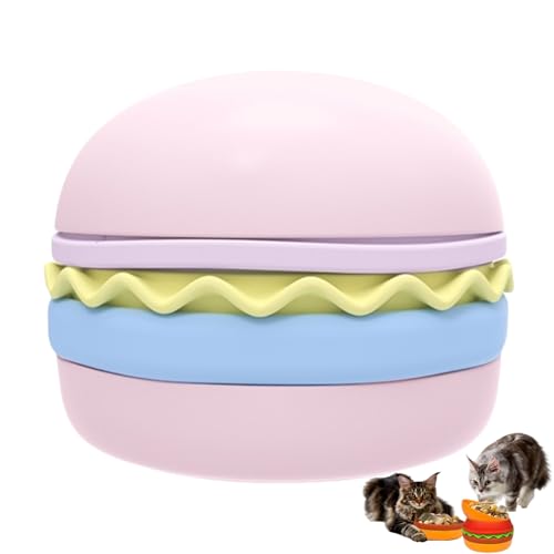 5-in-1-Hundenäpfe-Set, bunt, Hamburger-förmig, Katzenfutternapf für Trockenfutter, Nassfutter, langsames Füttern, Leckmatten, Wasser 5-in-1-Hundenäpfe-Set, bunt, Hamburger-förmig, Katzenfutternapf für Trockenfutter, Nassfutter, langsames Füttern, Leckmatten, Wasser von Xusdamyj