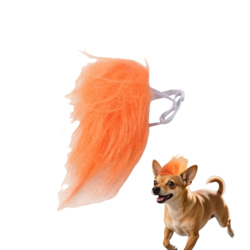 Halloween-Haustierkostüm im Trump-Stil, Hundeperücke, für Katzen und Hunde, 3-teilig Halloween-Haustierkostüm im Trump-Stil, Hundeperücke, für Katzen und Hunde, 3-teilig von Xusdamyj
