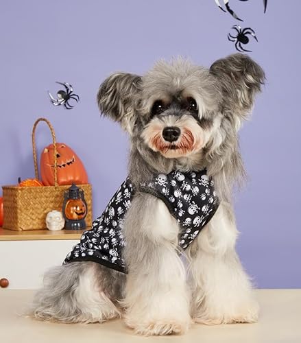 Halloween-Hundehemden, ärmellose Hundeweste mit süßem Aufdruck für extra kleine und mittelgroße Hunde, Welpen und Katzen Halloween-Hundehemden, ärmellose Hundeweste mit süßem Aufdruck für extra kleine und mittelgroße Hunde, Welpen und Katzen von Xusdamyj