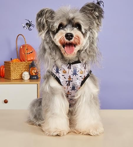 Halloween-Hundehemden, ärmellose Hundeweste mit süßem Aufdruck für extra kleine und mittelgroße Hunde, Welpen und Katzen Halloween-Hundehemden, ärmellose Hundeweste mit süßem Aufdruck für extra kleine und mittelgroße Hunde, Welpen und Katzen von Xusdamyj