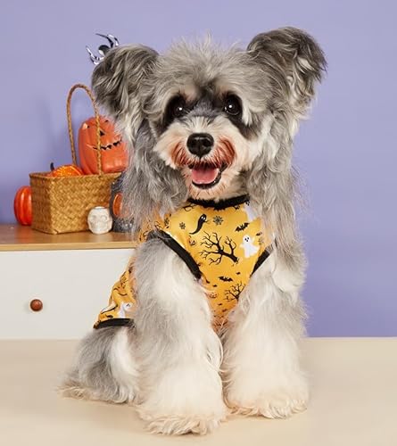 Halloween-Hundehemden, ärmellose Hundeweste mit süßem Aufdruck für extra kleine und mittelgroße Hunde, Welpen und Katzen Halloween-Hundehemden, ärmellose Hundeweste mit süßem Aufdruck für extra kleine und mittelgroße Hunde, Welpen und Katzen von Xusdamyj