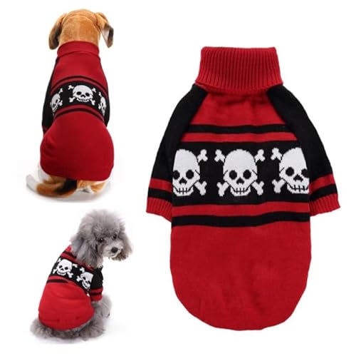 Halloween-Hundepullover, Katzen-Kürbis-Strickkleidung, Kostüm, Haustier-Halloween-Pullover für Kätzchen, kleine Hunde Halloween-Hundepullover, Katzen-Kürbis-Strickkleidung, Kostüm, Haustier-Halloween-Pullover für Kätzchen, kleine Hunde von Xusdamyj
