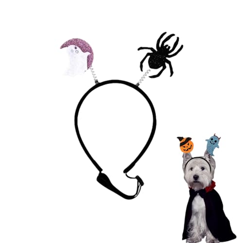 Halloween-Stirnband für Haustiere, gruseliger Halloween-Hundehut, Kopfbedeckung, Requisiten, Cosplay für kleine und mittelgroße Hunde, Welpen, Katzen, Kätzchen Halloween-Stirnband für Haustiere, gruseliger Halloween-Hundehut, Kopfbedeckung, Requisiten, Cosplay für kleine und mittelgroße Hunde, Welpen, Katzen, Kätzchen von Xusdamyj