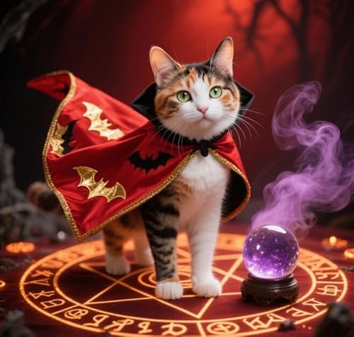 Haustier-Halloween-Kostüme für Hunde und Katzen, Umhang für Haustiere, Cosplay-Kleidung, Bekleidung für Hunde und Katzen, Halloween-Party-Dekorationen Haustier-Halloween-Kostüme für Hunde und Katzen, Umhang für Haustiere, Cosplay-Kleidung, Bekleidung für Hunde und Katzen, Halloween-Party-Dekorationen von Xusdamyj