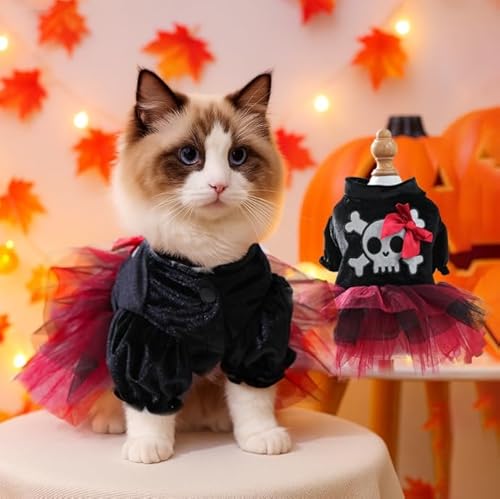 Haustier Halloween Tutu Rock Katzenkostüm Kleid Urlaub Party Kleidung für Katzen & Hunde Haustier Halloween Tutu Rock Katzenkostüm Kleid Urlaub Party Kleidung für Katzen & Hunde von Xusdamyj