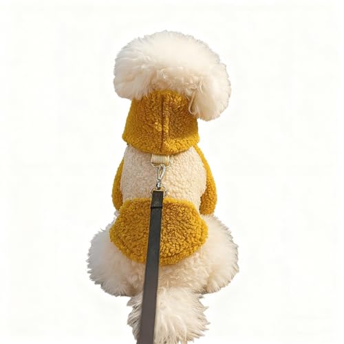 Hund Hoodies Fleece Hundepullover Sweatshirt für kleine mittlere Hunde Winter gemütliche Fleece Jumper Puppy Plüschmantel Haustier Kaltes Wetter Warme Kleidung von Xusdamyj