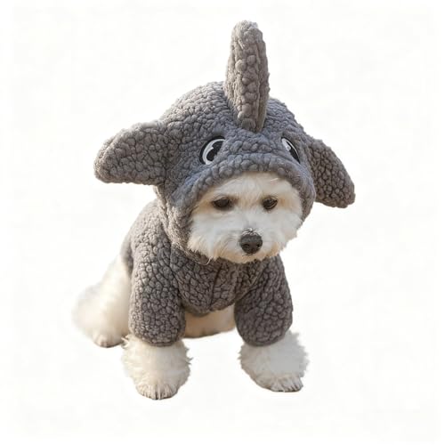 Hund Hoodies Fleece Hundepullover Sweatshirt für kleine mittlere Hunde Winter gemütliche Fleece Jumper Puppy Plüschmantel Haustier Kaltes Wetter Warme Kleidung von Xusdamyj