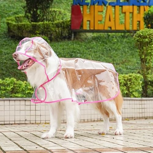 Hund Kapuze Slicker Mantel Transparente Haustier Regenbekleidung Kleidung wasserdichte Jacke für kleine mittlere große Hunde Katzen Hund Kapuze Slicker Mantel Transparente Haustier Regenbekleidung Kleidung wasserdichte Jacke für kleine mittlere große Hunde Katzen von Xusdamyj