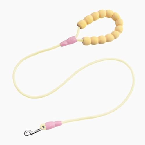 Hunde Rutschleine mit bequemen gepolsterten Griff Heavy Duty Nylon Seil Haustierleinen bunter Makaron für kleine mittlere und große Hunde von Xusdamyj