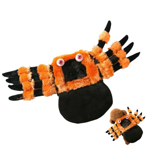 Hunde- und Katzen-Halloween-Kürbiskostüm, Haustier-Spinnenkostüme, Haustier-Cosplay für kleine Hunde und Katzen von Xusdamyj