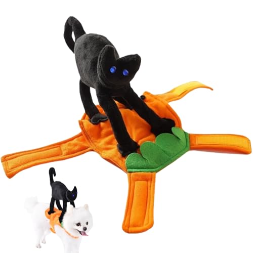 Hunde- und Katzen-Halloween-Kürbiskostüm, Haustier-Spinnenkostüme, Haustier-Cosplay für kleine Hunde und Katzen von Xusdamyj