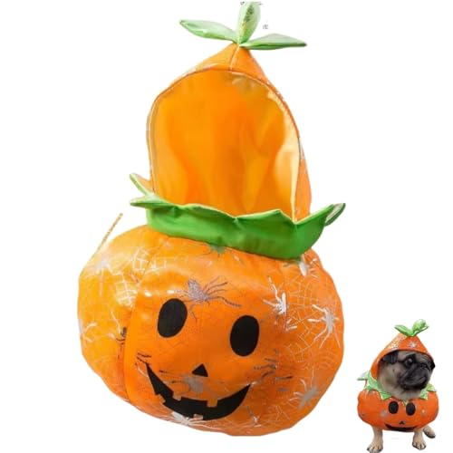 Hunde- und Katzen-Halloween-Kürbiskostüm, Haustier-Spinnenkostüme, Haustier-Cosplay für kleine Hunde und Katzen von Xusdamyj