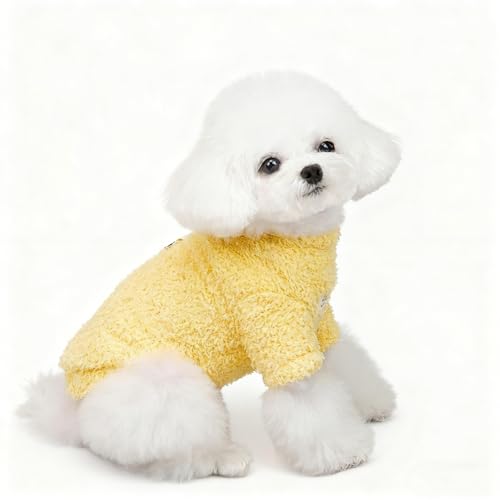 Hundepullover für kleine Hunde, warme und weiche Hundeclothes Welpenpullover Hunde-Mantel Jumper Haustier-Outfit für Winter und Weihnachten von Xusdamyj