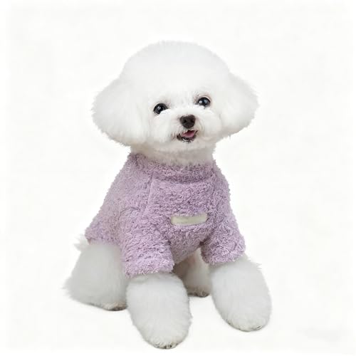 Hundepullover für kleine Hunde, warme und weiche Hundeclothes Welpenpullover Hunde-Mantel Jumper Haustier-Outfit für Winter und Weihnachten von Xusdamyj