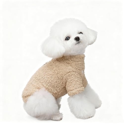 Hundepullover für kleine Hunde, warme und weiche Hundeclothes Welpenpullover Hunde-Mantel Jumper Haustier-Outfit für Winter und Weihnachten von Xusdamyj