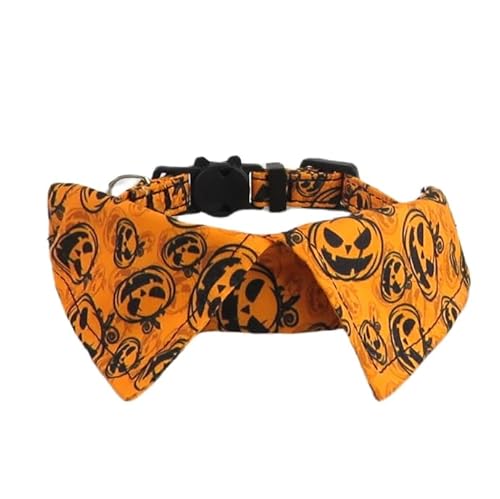 Katzenhalsband Breakaway Halloween-Themenhalsbänder, mit Glöckchen, Haustierzubehör für Hunde und Katzen Katzenhalsband Breakaway Halloween-Themenhalsbänder, mit Glöckchen, Haustierzubehör für Hunde und Katzen von Xusdamyj