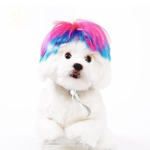 Lustige Hundeperücke für kleine, mittelgroße und große Hunde, Katzen, Cosplay-Perücken für Halloween und Weihnachten Lustige Hundeperücke für kleine, mittelgroße und große Hunde, Katzen, Cosplay-Perücken für Halloween und Weihnachten von Xusdamyj