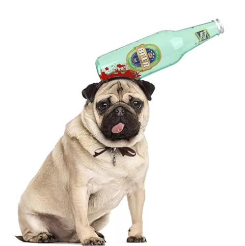 Lustiges Haustier-Stirnband für Halloween, gruselige blutige Schere, Kopfbedeckung, Hut, Kappe für Hunde und Katzen, Halloween-Party-Dekoration von Xusdamyj